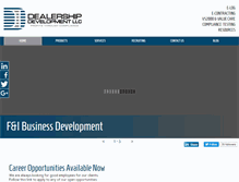 Tablet Screenshot of dealershipdevelopment.com